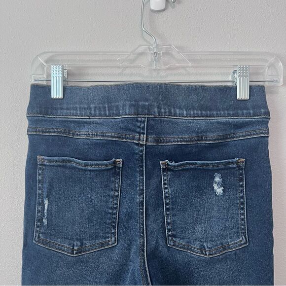 Spanx Distressed High Rise Ankle Skinny Jeans Size S - Picture 5 of 10